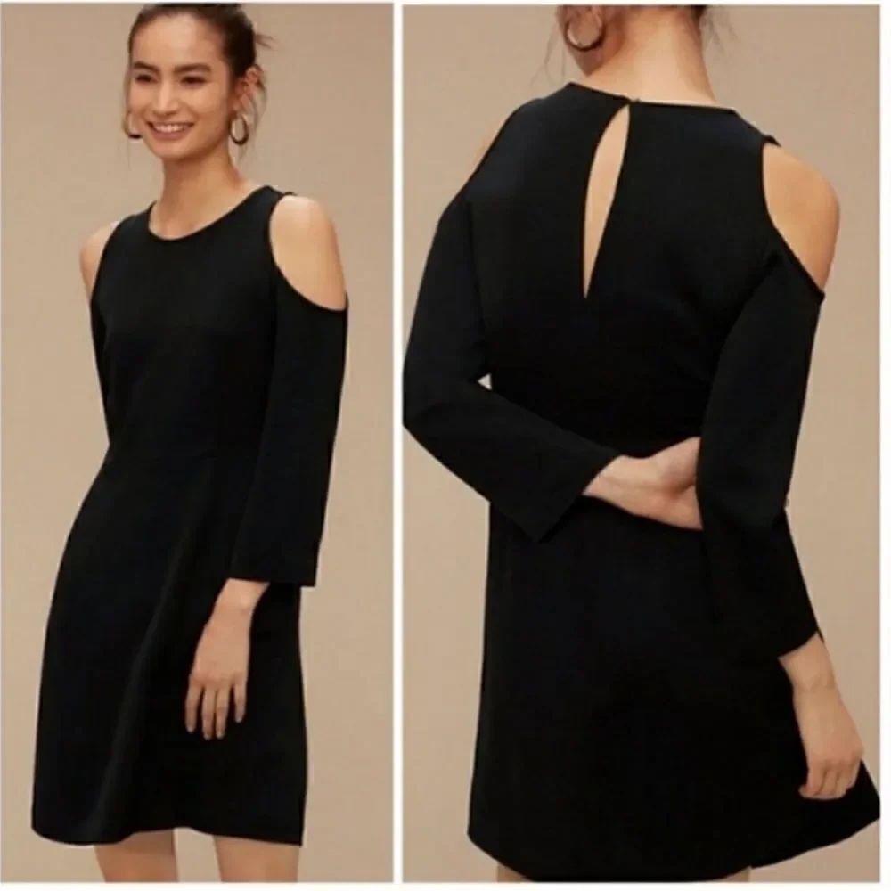 Wilfred Aritzia Black Dress 